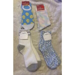 Juncture Snugadoo Novelty Womens Crew Socks Size 5-9